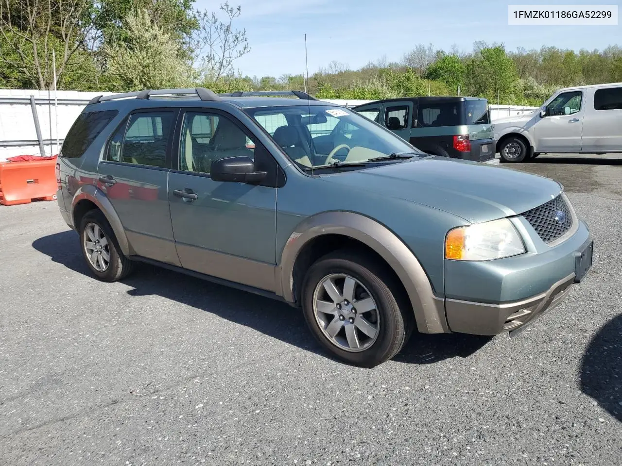 2006 Ford Freestyle Se VIN: 1FMZK01186GA52299 Lot: 55414125