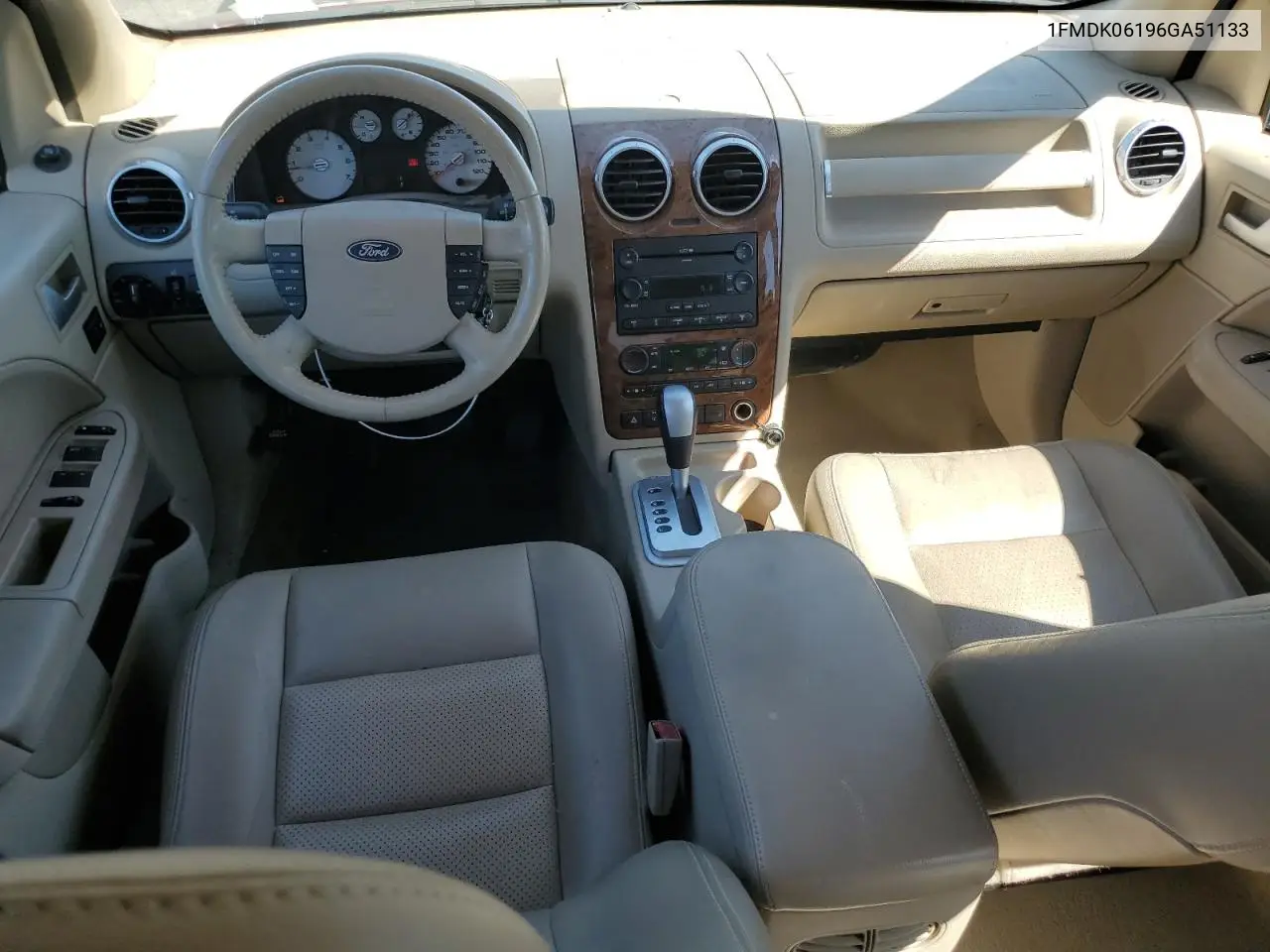 2006 Ford Freestyle Limited VIN: 1FMDK06196GA51133 Lot: 56150245