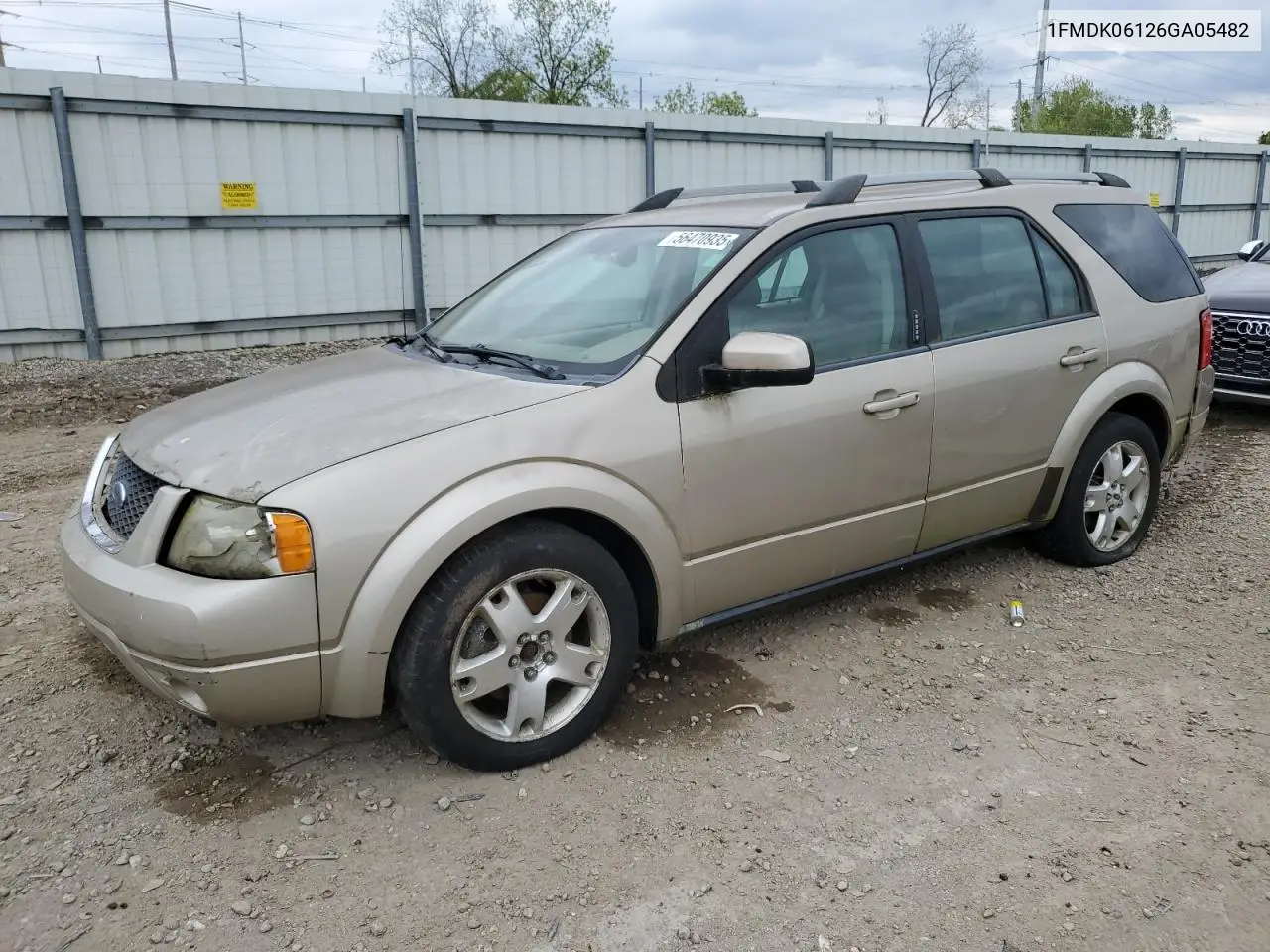 2006 Ford Freestyle Limited VIN: 1FMDK06126GA05482 Lot: 56470935