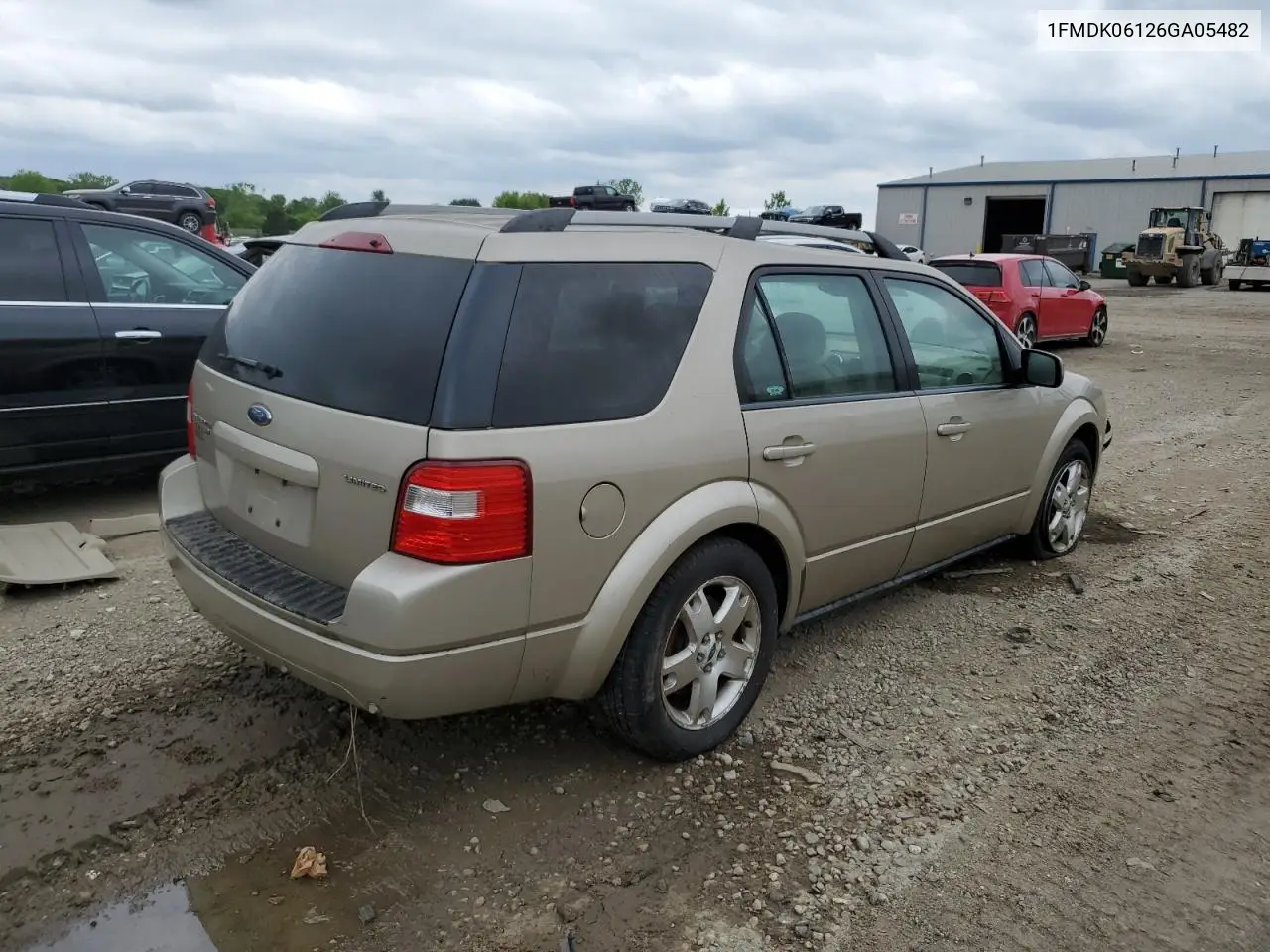 2006 Ford Freestyle Limited VIN: 1FMDK06126GA05482 Lot: 56470935