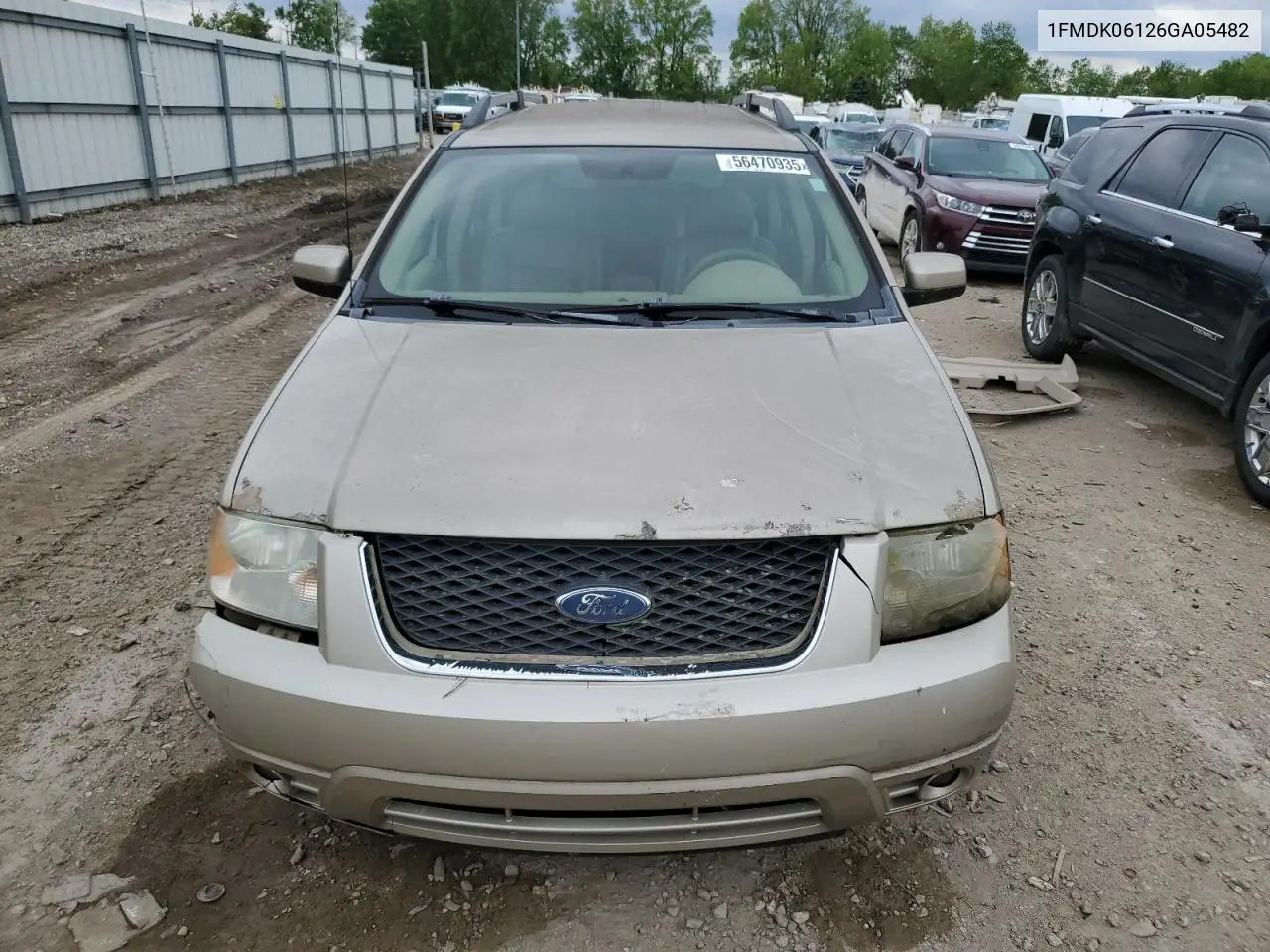 2006 Ford Freestyle Limited VIN: 1FMDK06126GA05482 Lot: 56470935