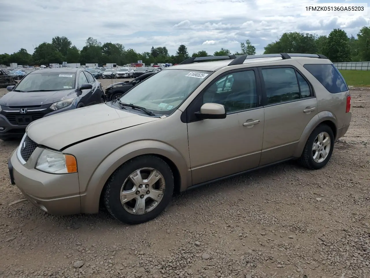 2006 Ford Freestyle Sel VIN: 1FMZK05136GA55203 Lot: 61690525