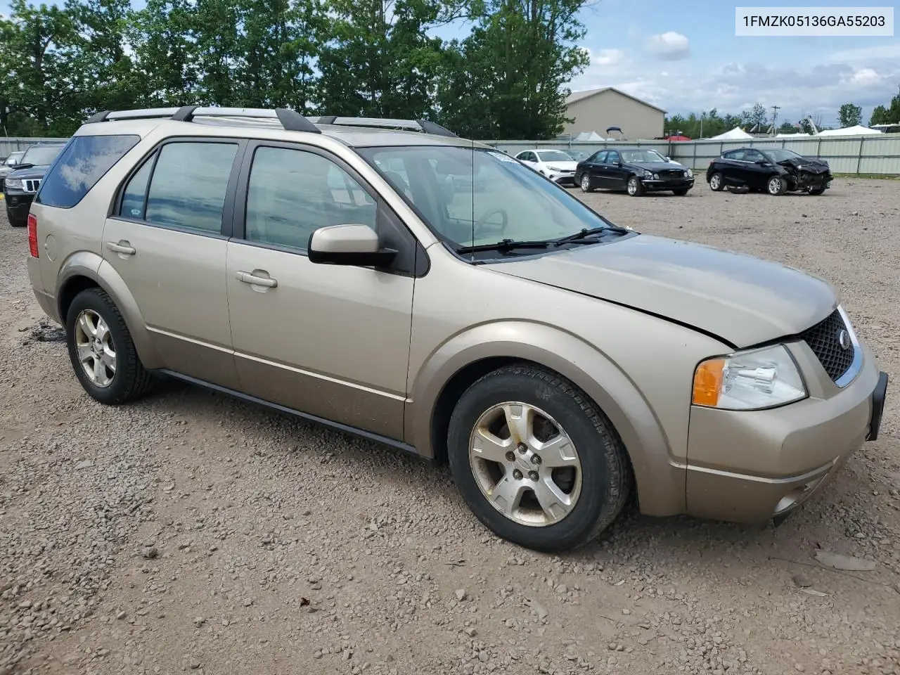 2006 Ford Freestyle Sel VIN: 1FMZK05136GA55203 Lot: 61690525