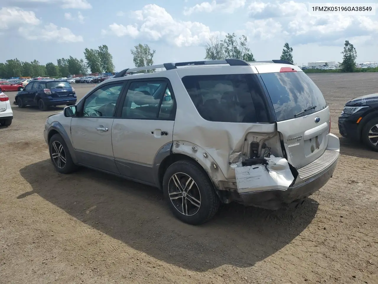 2006 Ford Freestyle Sel VIN: 1FMZK05196GA38549 Lot: 62153235