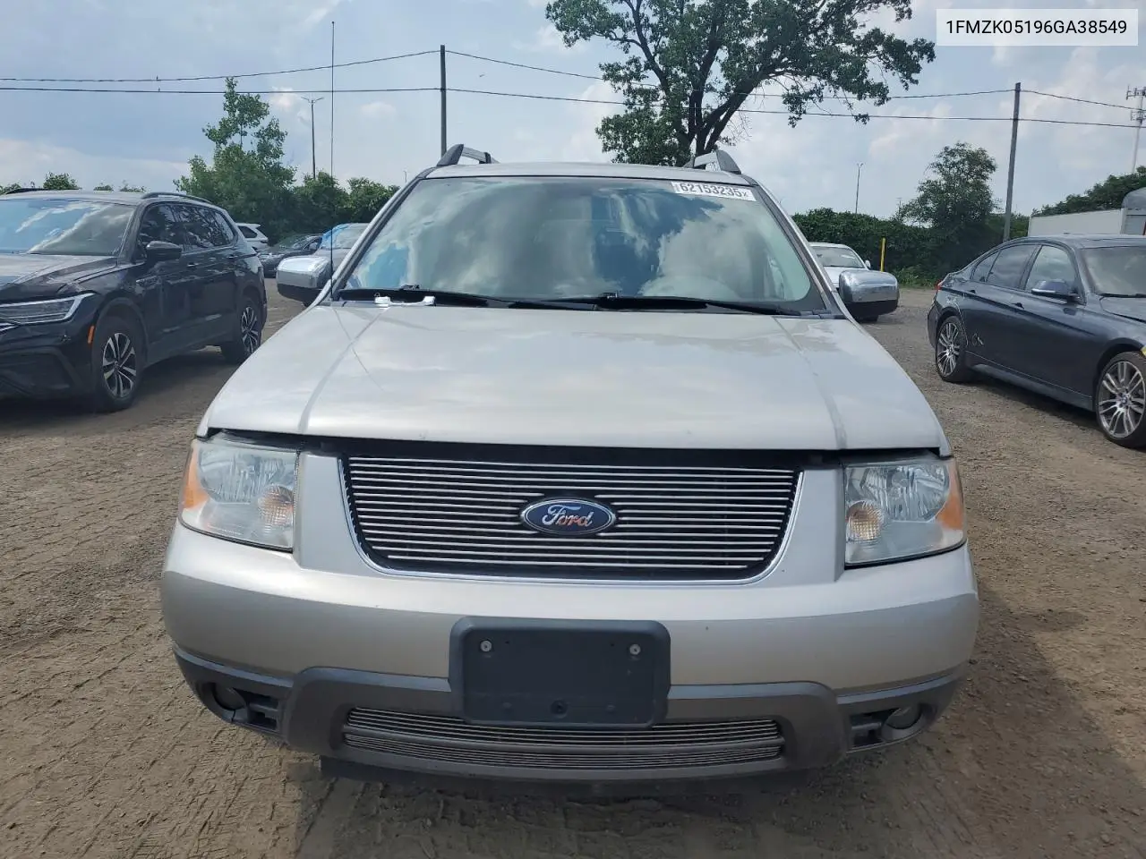 2006 Ford Freestyle Sel VIN: 1FMZK05196GA38549 Lot: 62153235