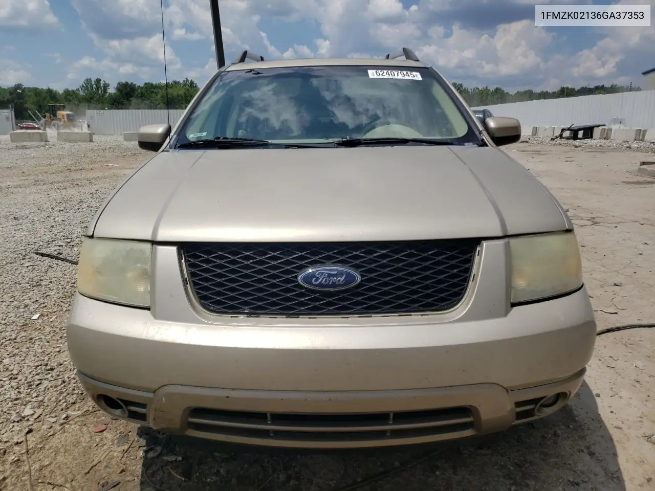 2006 Ford Freestyle Sel VIN: 1FMZK02136GA37353 Lot: 62407945