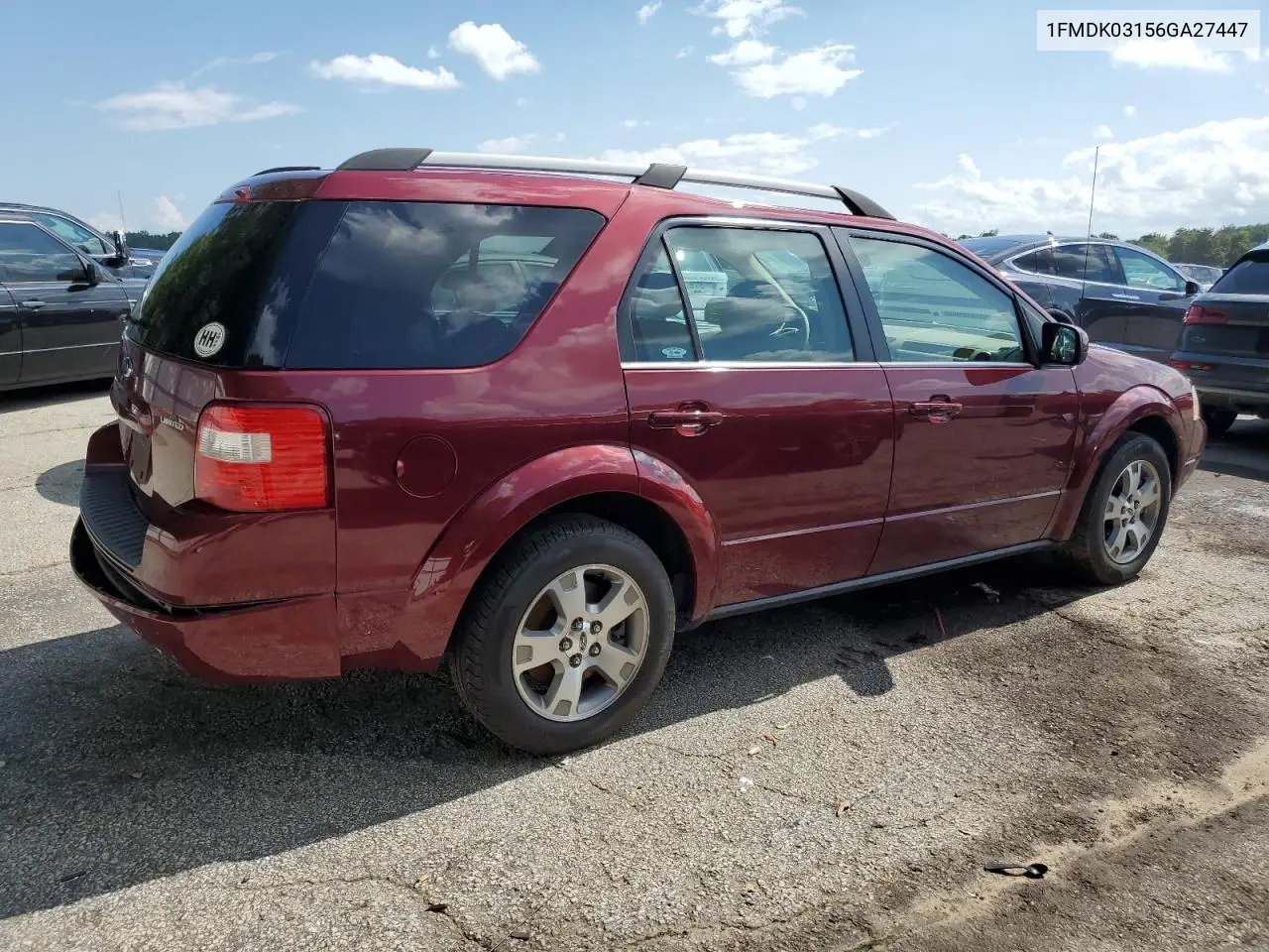 2006 Ford Freestyle Limited VIN: 1FMDK03156GA27447 Lot: 62691105