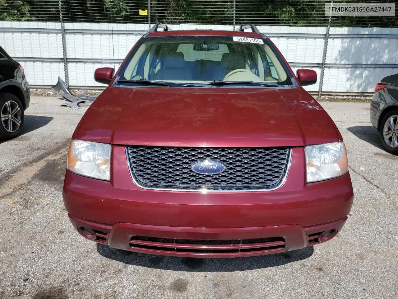 2006 Ford Freestyle Limited VIN: 1FMDK03156GA27447 Lot: 62691105