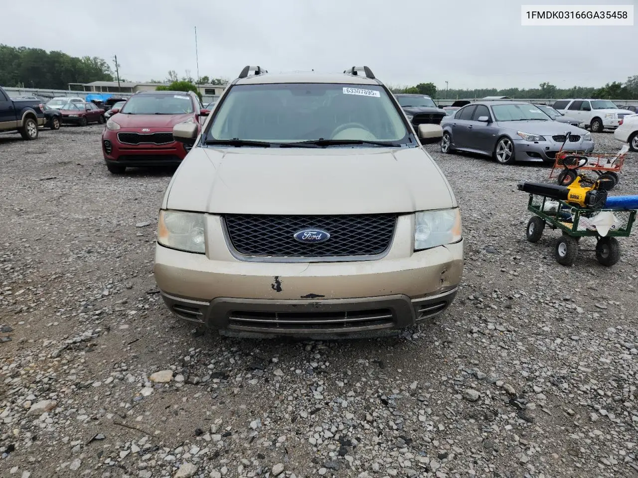 2006 Ford Freestyle Limited VIN: 1FMDK03166GA35458 Lot: 63307895