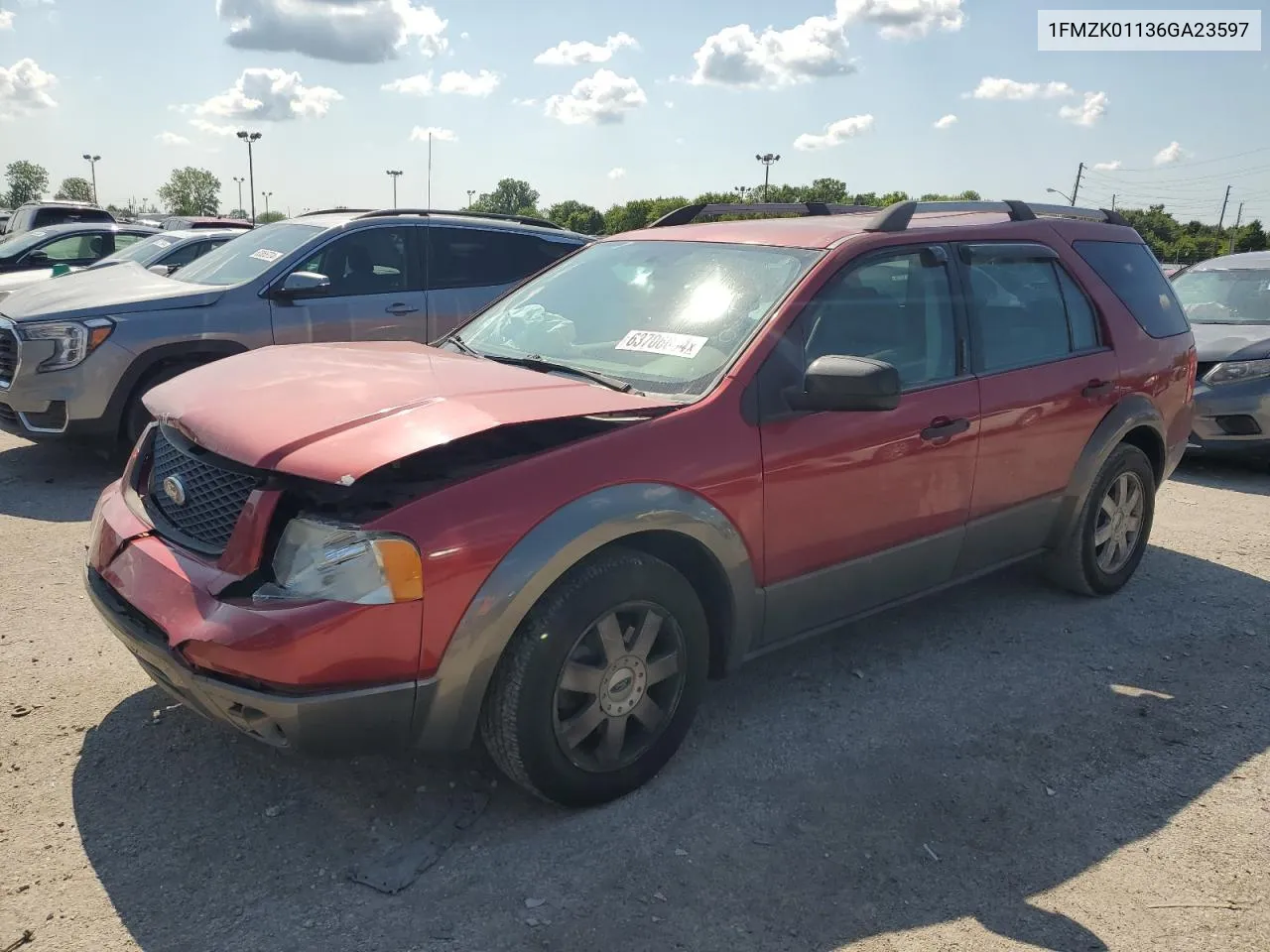 2006 Ford Freestyle Se VIN: 1FMZK01136GA23597 Lot: 63706054