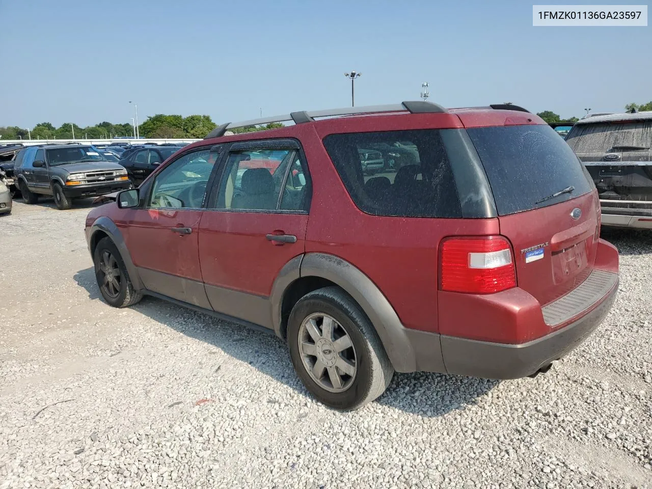 2006 Ford Freestyle Se VIN: 1FMZK01136GA23597 Lot: 63706054