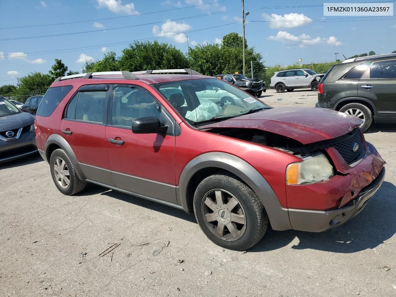2006 Ford Freestyle Se VIN: 1FMZK01136GA23597 Lot: 63706054
