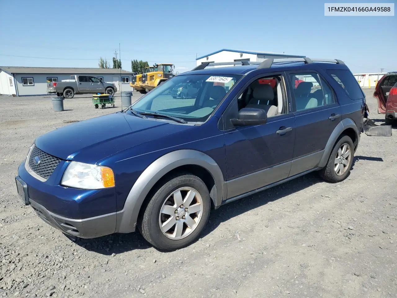 2006 Ford Freestyle Se VIN: 1FMZK04166GA49588 Lot: 63871645