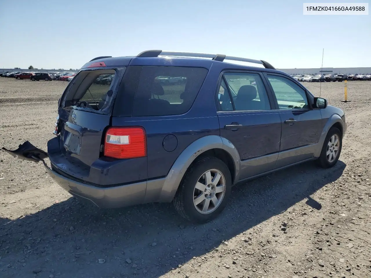 2006 Ford Freestyle Se VIN: 1FMZK04166GA49588 Lot: 63871645