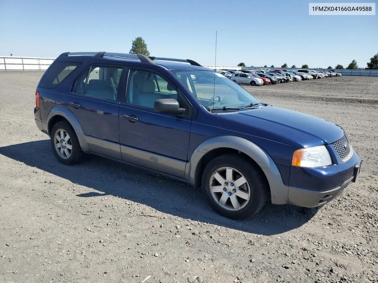 2006 Ford Freestyle Se VIN: 1FMZK04166GA49588 Lot: 63871645
