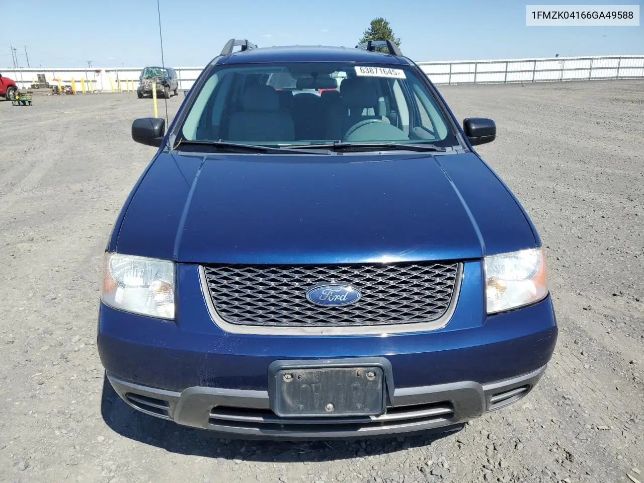2006 Ford Freestyle Se VIN: 1FMZK04166GA49588 Lot: 63871645