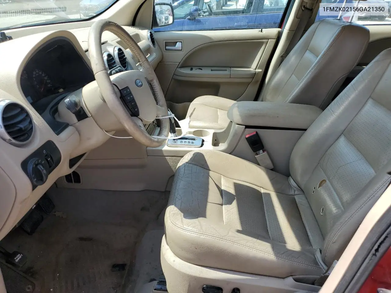 2006 Ford Freestyle Sel VIN: 1FMZK02156GA21350 Lot: 68548764