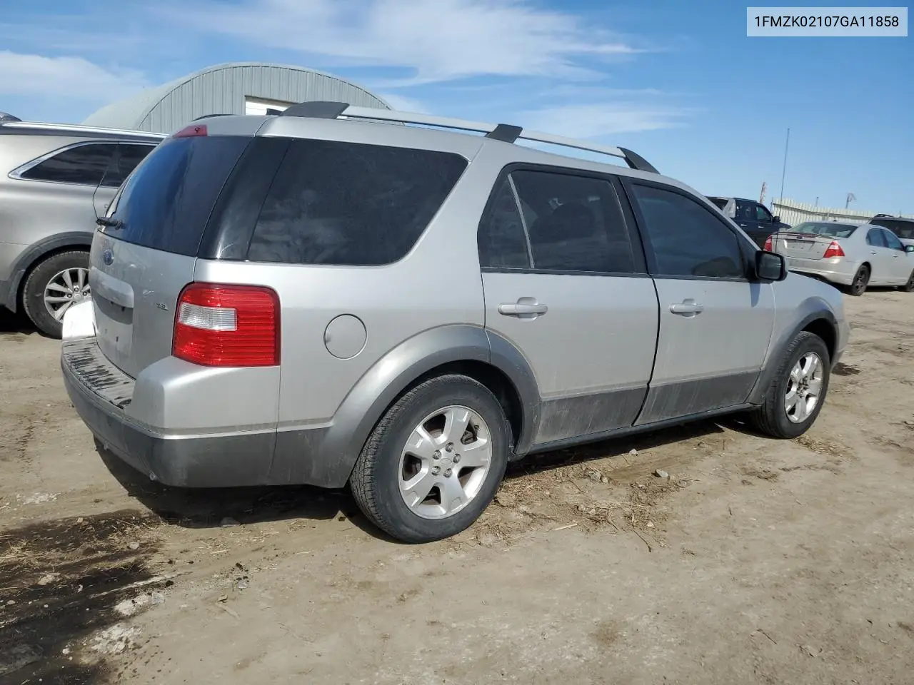 2007 Ford Freestyle Sel VIN: 1FMZK02107GA11858 Lot: 46901205