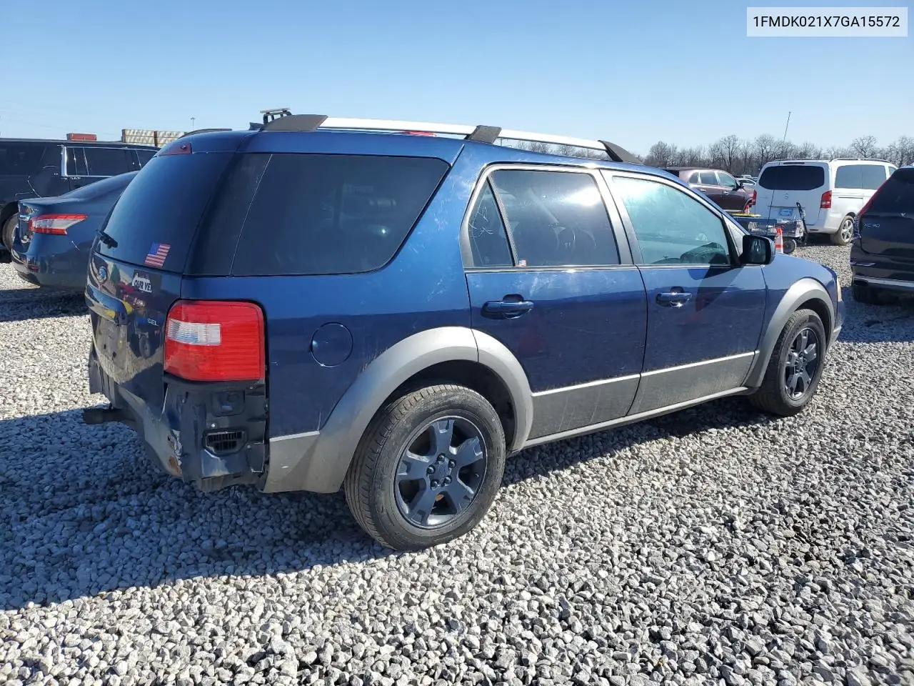 2007 Ford Freestyle Sel VIN: 1FMDK021X7GA15572 Lot: 50347905