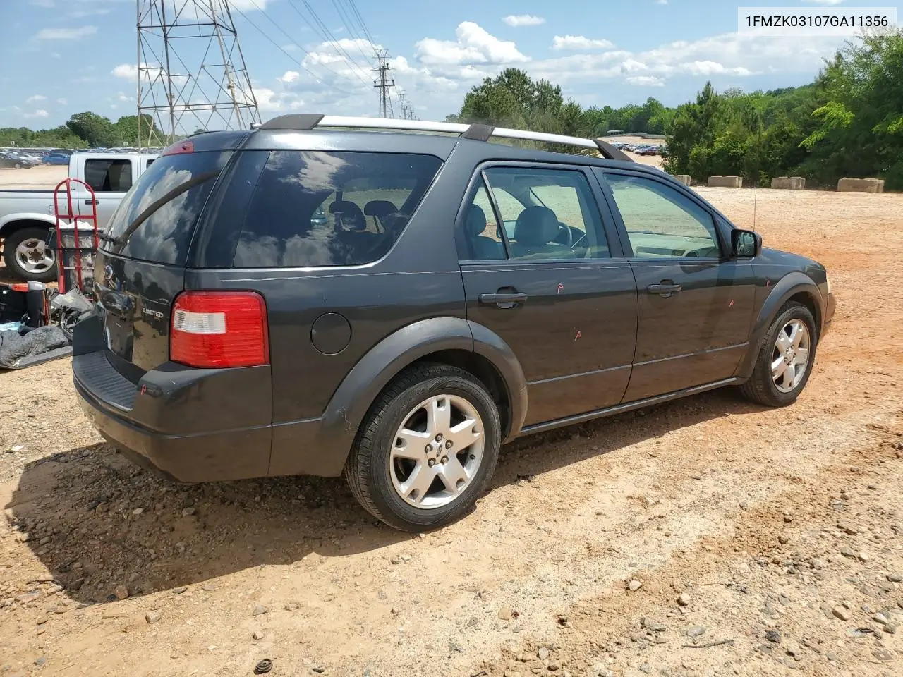 2007 Ford Freestyle Limited VIN: 1FMZK03107GA11356 Lot: 55461705