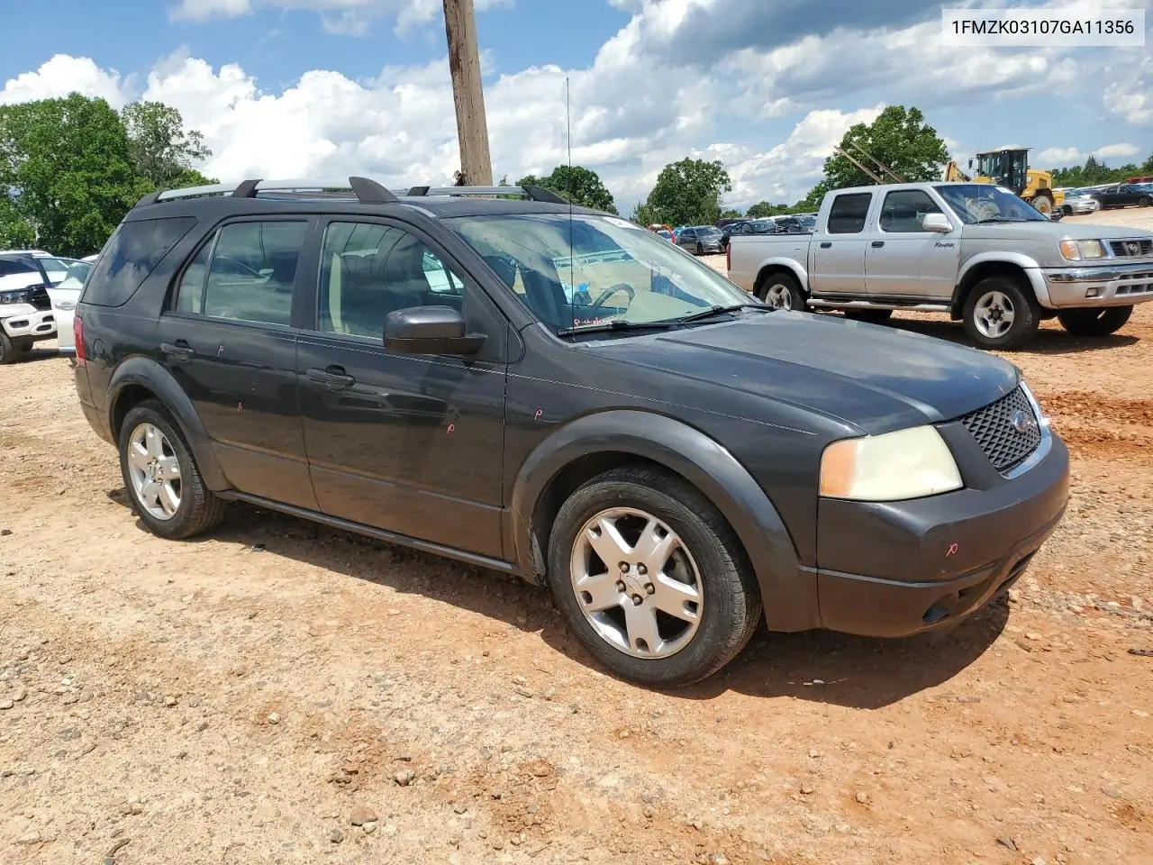 2007 Ford Freestyle Limited VIN: 1FMZK03107GA11356 Lot: 55461705