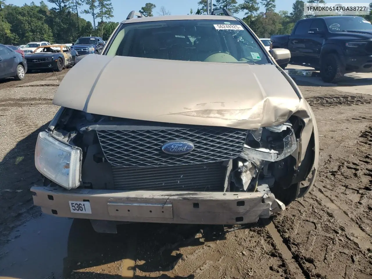 2007 Ford Freestyle Limited VIN: 1FMDK06147GA38727 Lot: 56248925