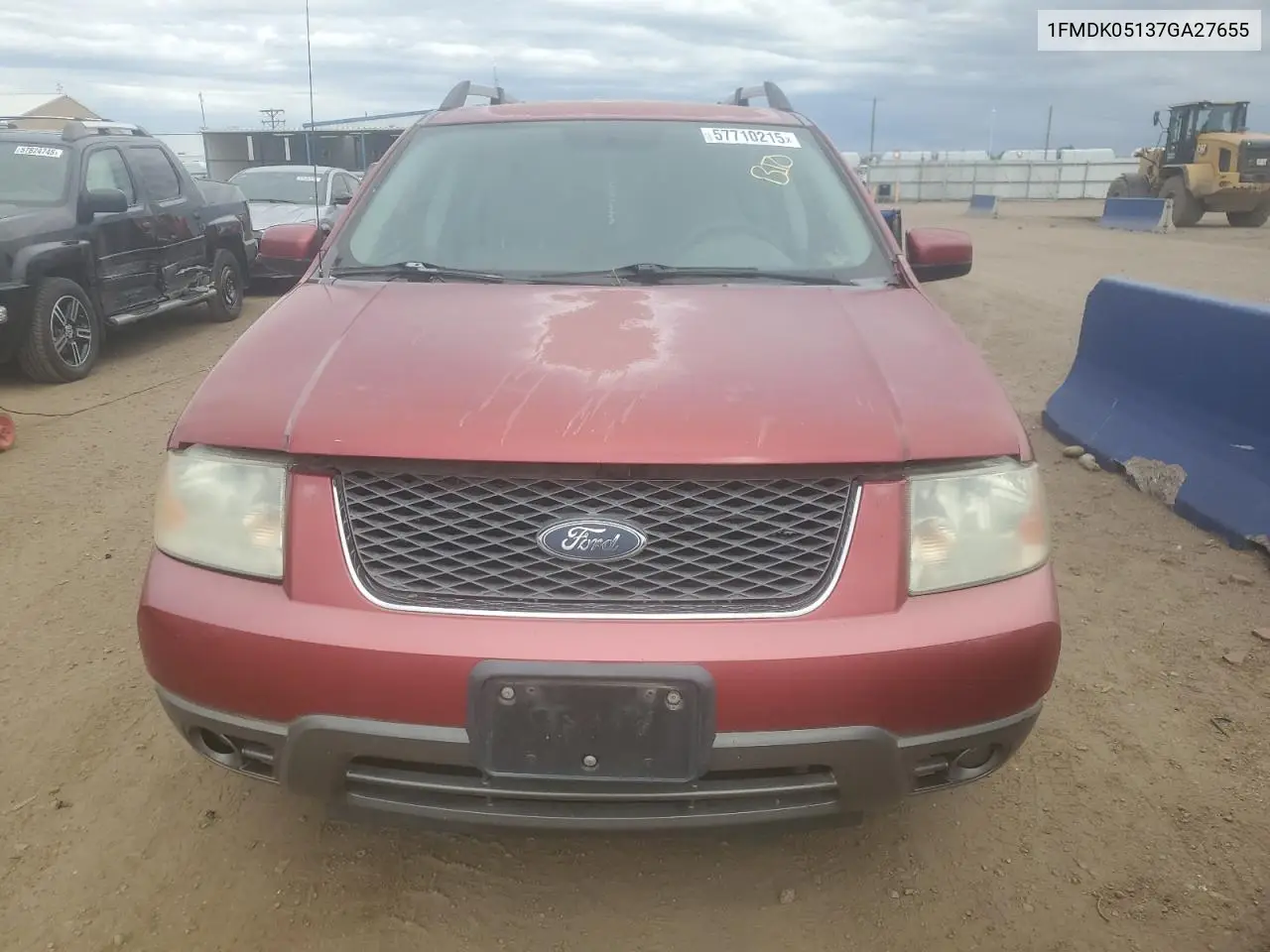 2007 Ford Freestyle Sel VIN: 1FMDK05137GA27655 Lot: 57710215