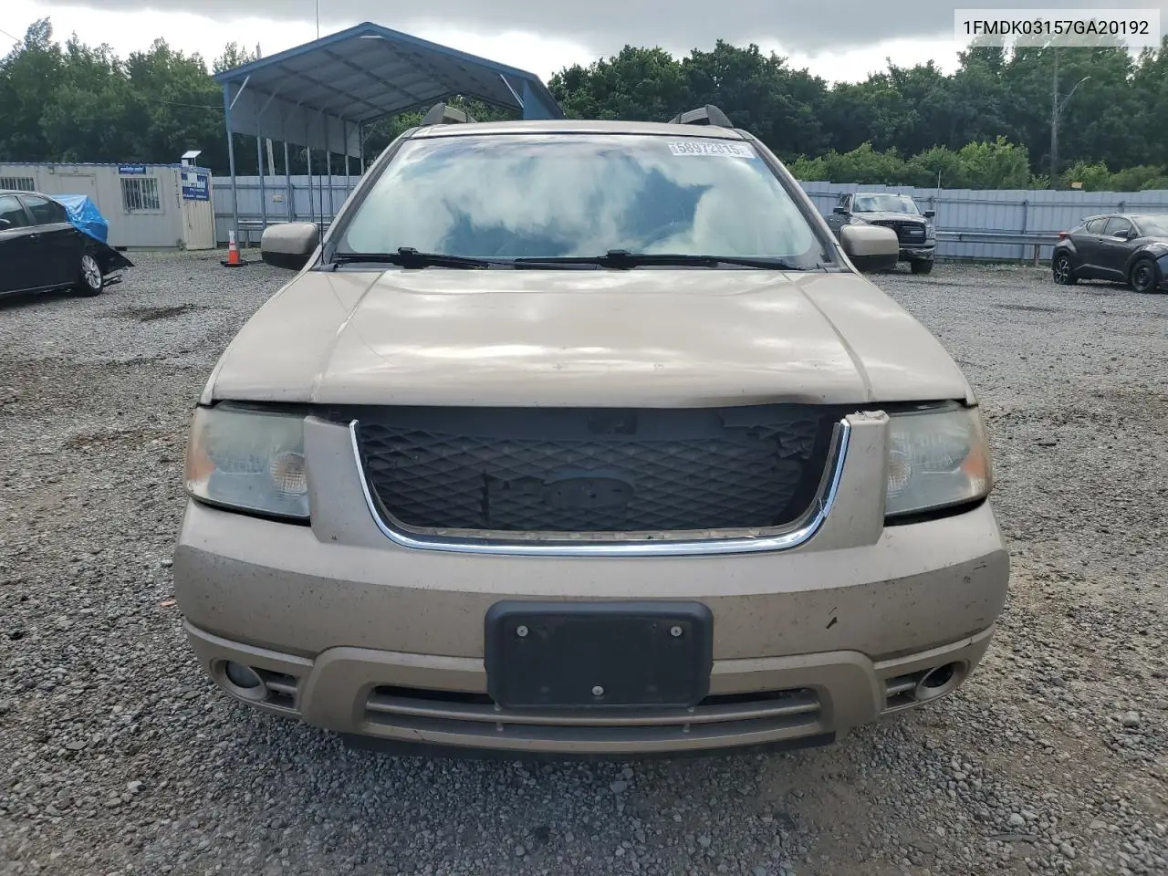 2007 Ford Freestyle Limited VIN: 1FMDK03157GA20192 Lot: 58972815