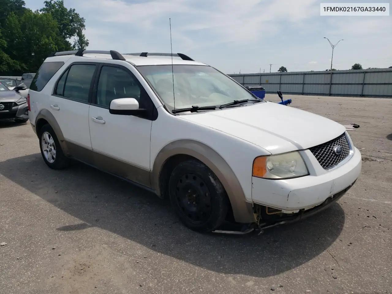 2007 Ford Freestyle Sel VIN: 1FMDK02167GA33440 Lot: 60664095