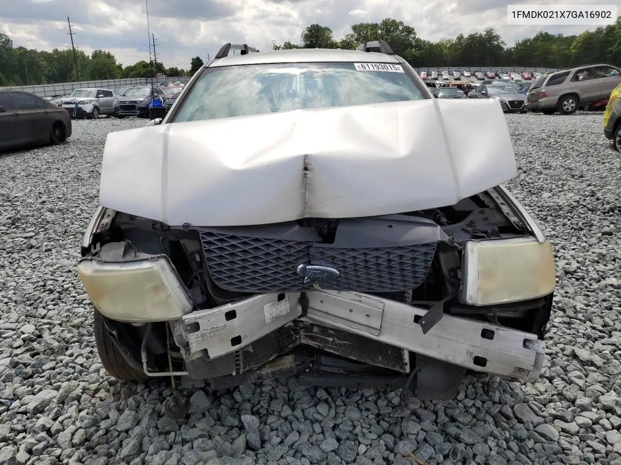 2007 Ford Freestyle Sel VIN: 1FMDK021X7GA16902 Lot: 61193015