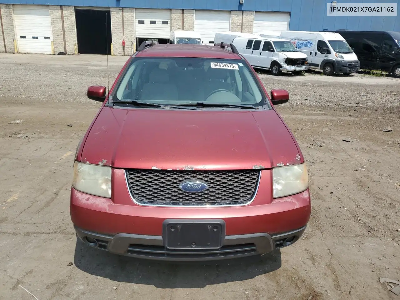 2007 Ford Freestyle Sel VIN: 1FMDK021X7GA21162 Lot: 64634815