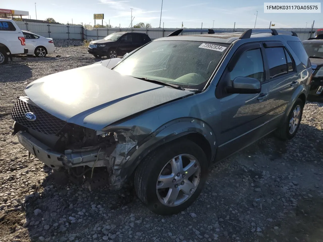 2007 Ford Freestyle Limited VIN: 1FMDK03117GA05575 Lot: 73992834