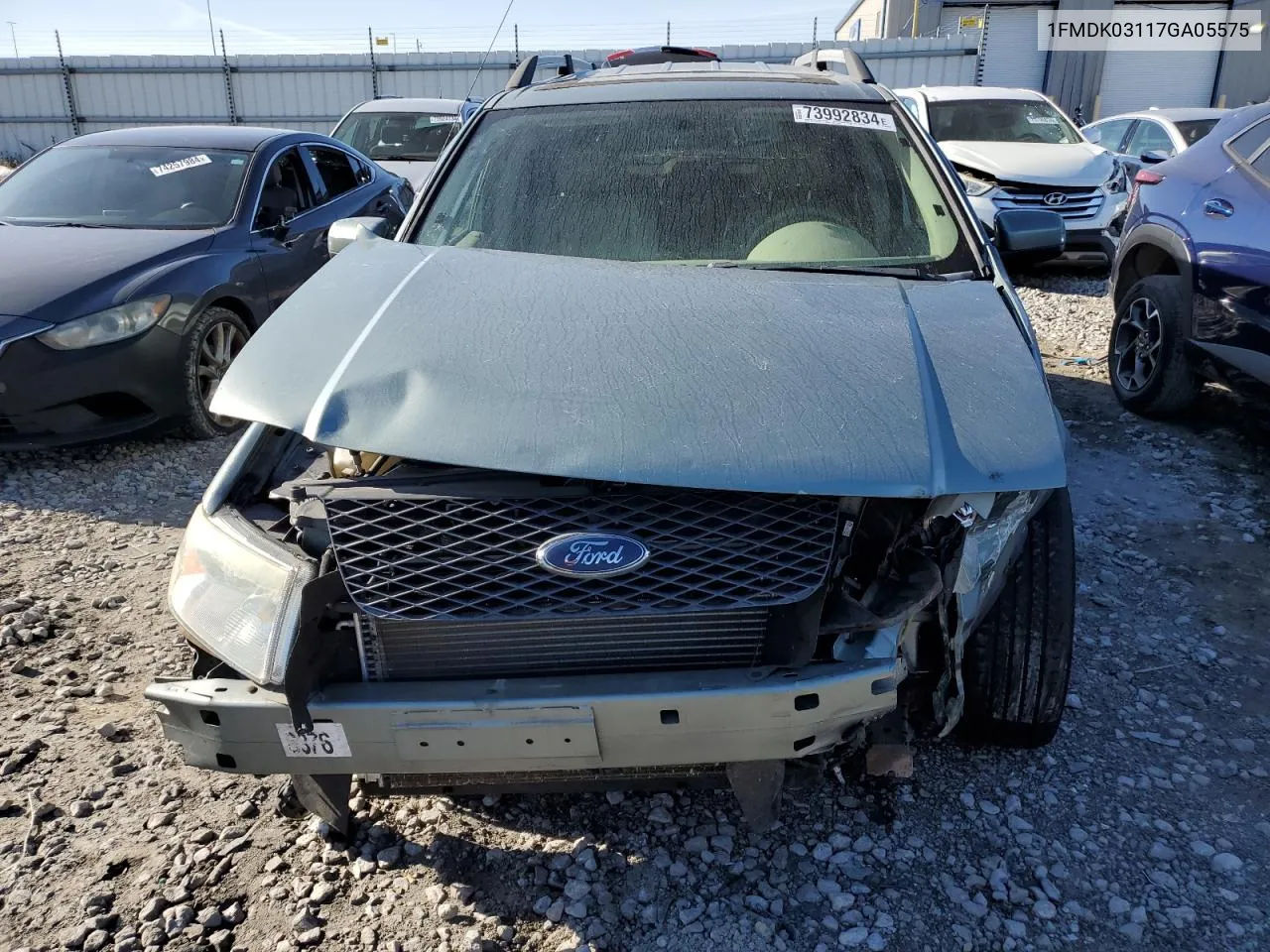 2007 Ford Freestyle Limited VIN: 1FMDK03117GA05575 Lot: 73992834