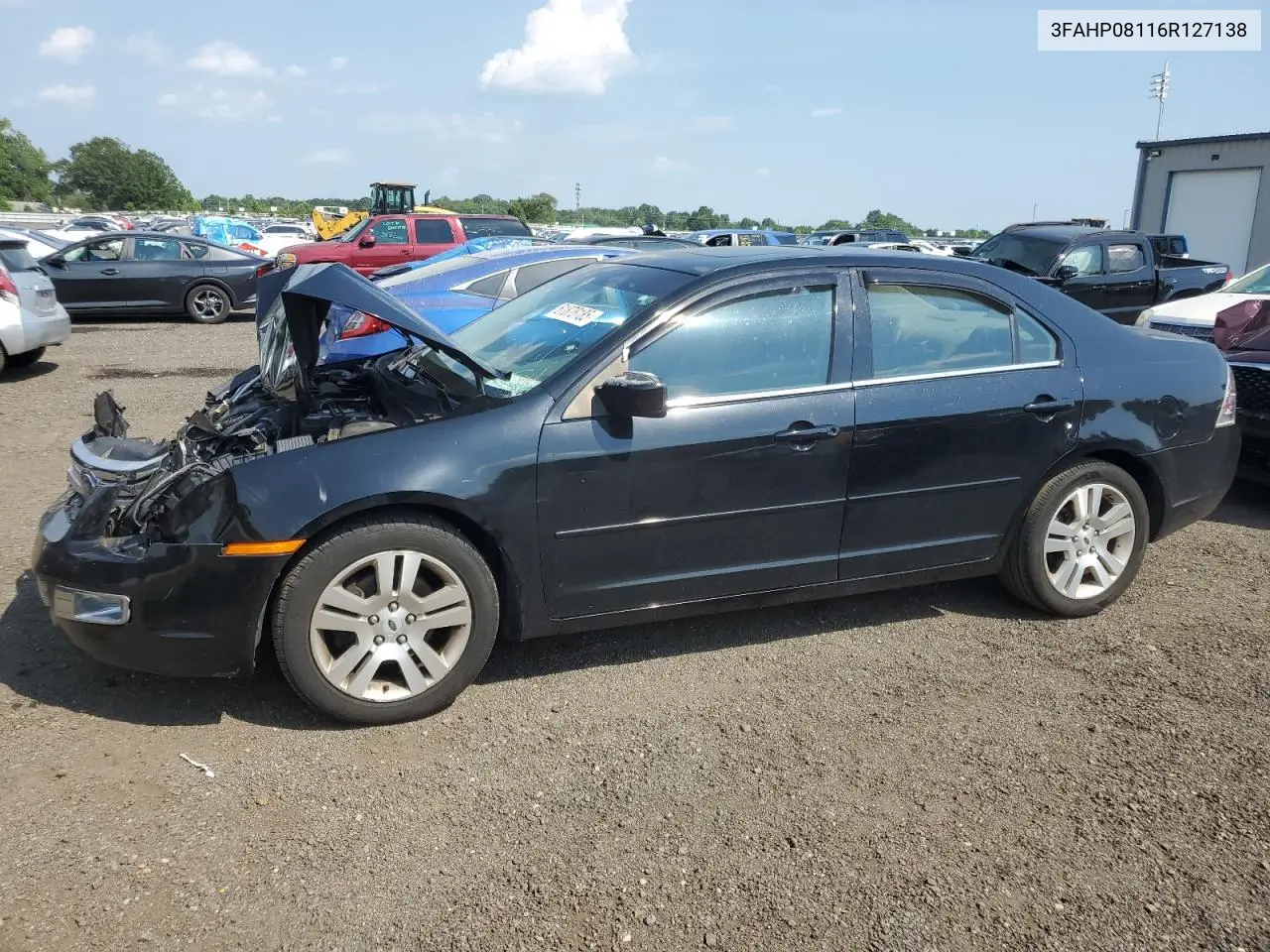 2006 Ford Fusion Sel VIN: 3FAHP08116R127138 Lot: 61878185