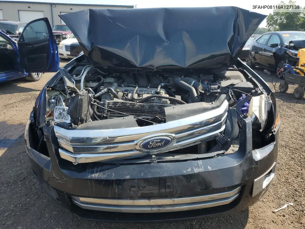 2006 Ford Fusion Sel VIN: 3FAHP08116R127138 Lot: 61878185