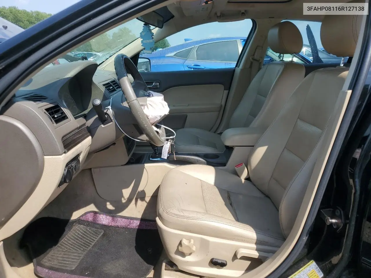 2006 Ford Fusion Sel VIN: 3FAHP08116R127138 Lot: 61878185