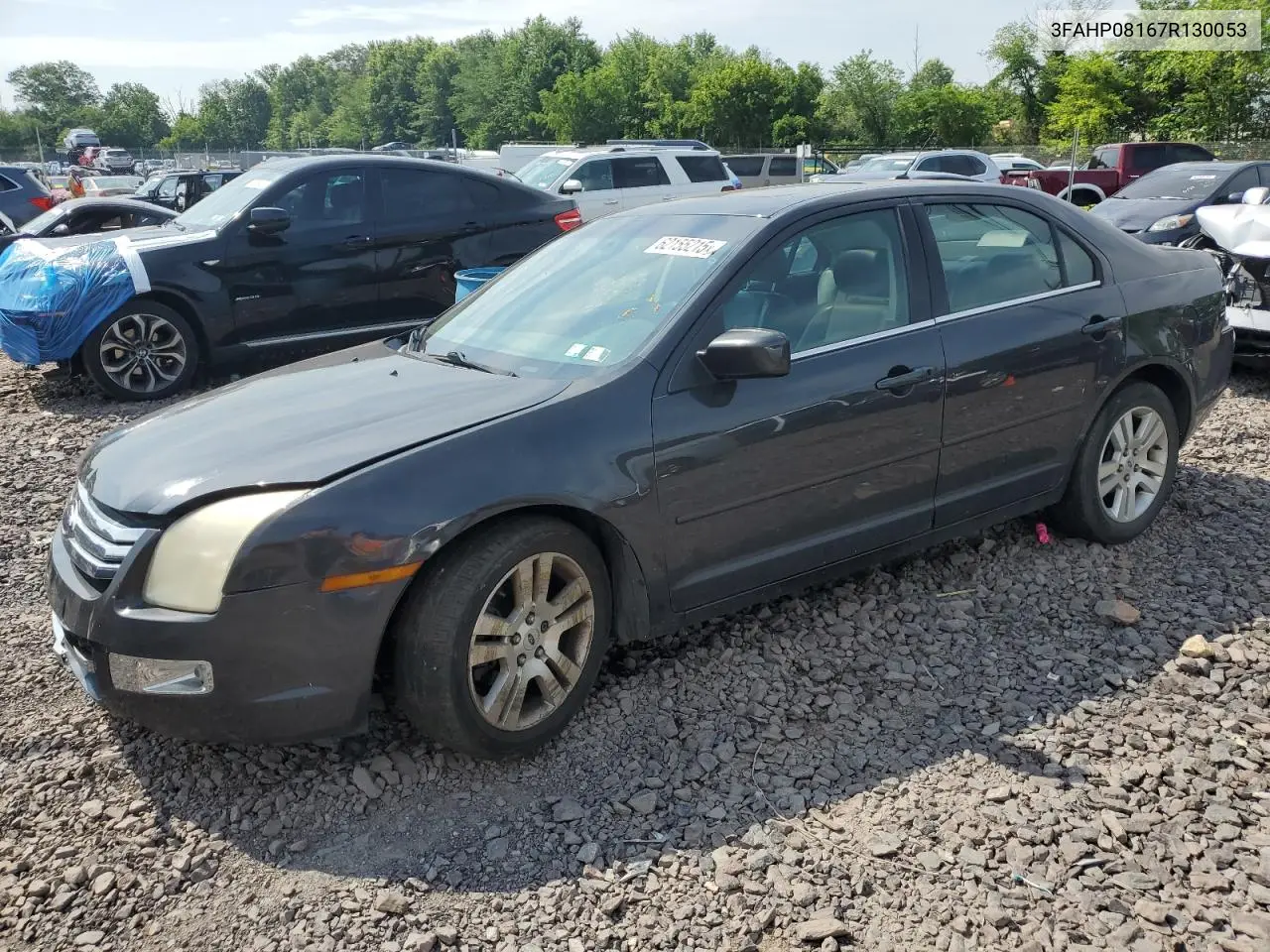 2007 Ford Fusion Sel VIN: 3FAHP08167R130053 Lot: 62155215