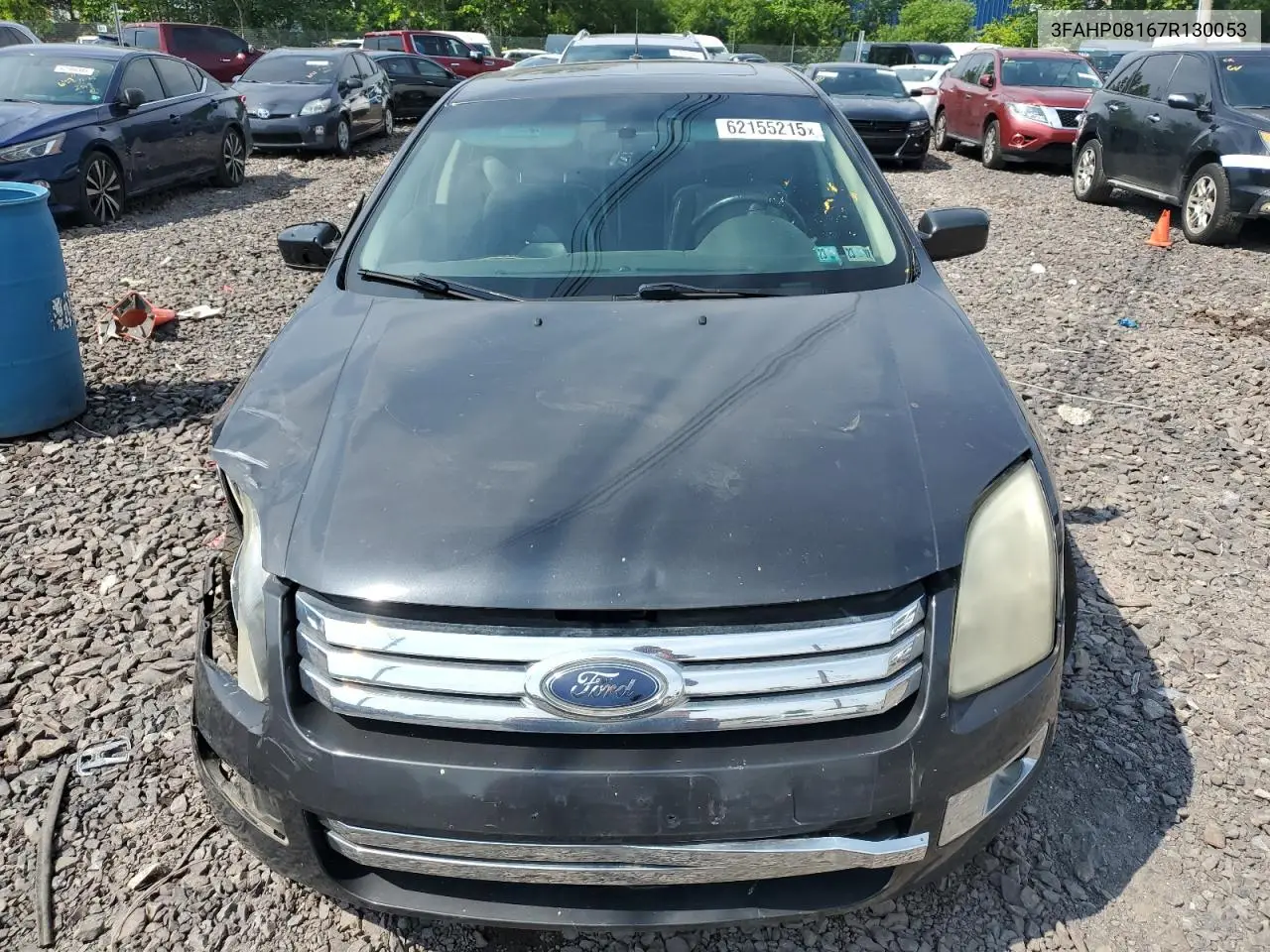 2007 Ford Fusion Sel VIN: 3FAHP08167R130053 Lot: 62155215