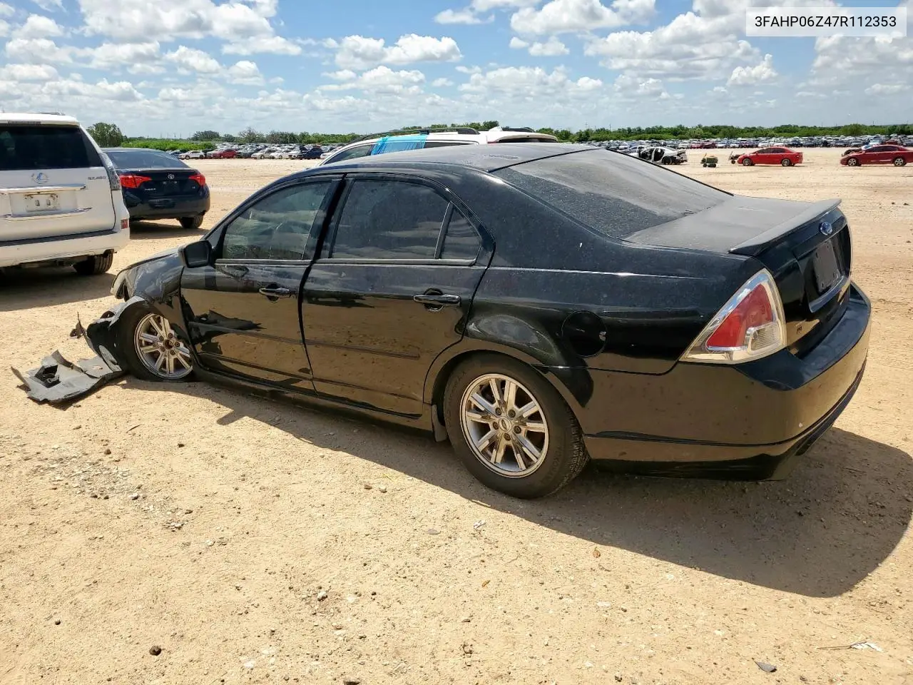 2007 Ford Fusion S VIN: 3FAHP06Z47R112353 Lot: 62591065