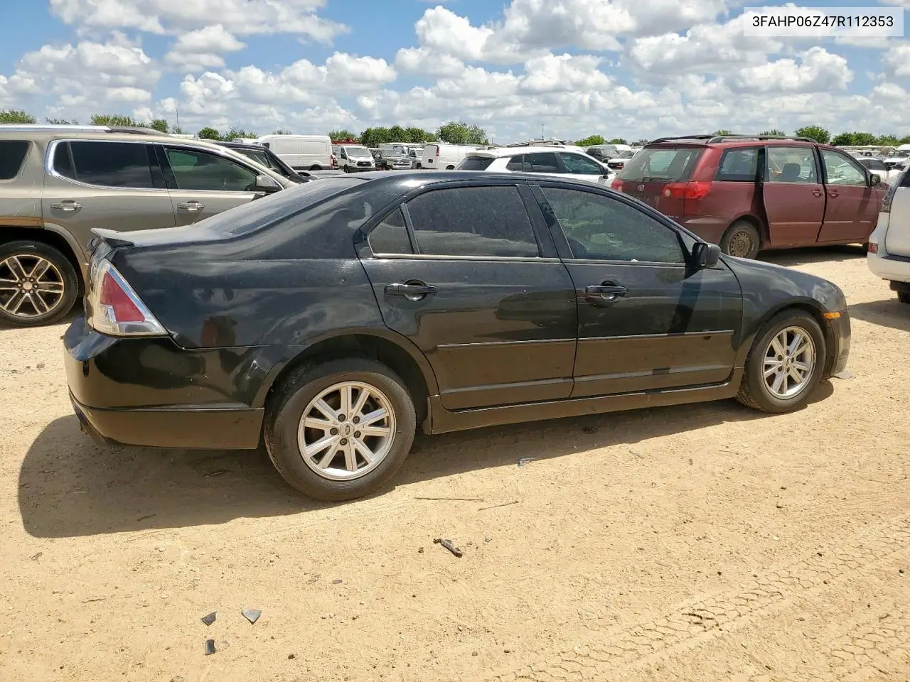 2007 Ford Fusion S VIN: 3FAHP06Z47R112353 Lot: 62591065