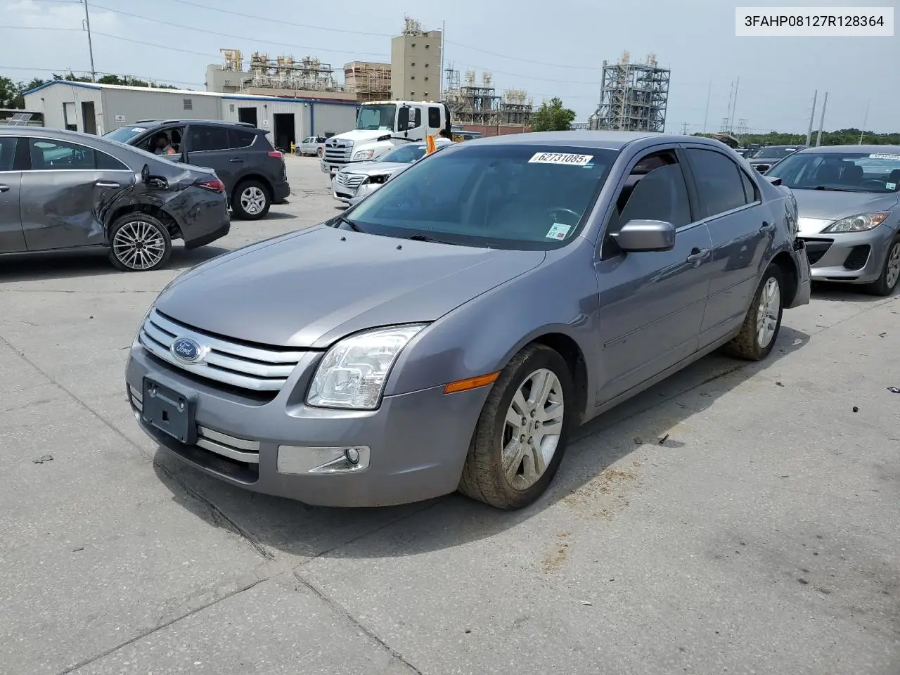 2007 Ford Fusion Sel VIN: 3FAHP08127R128364 Lot: 62731085