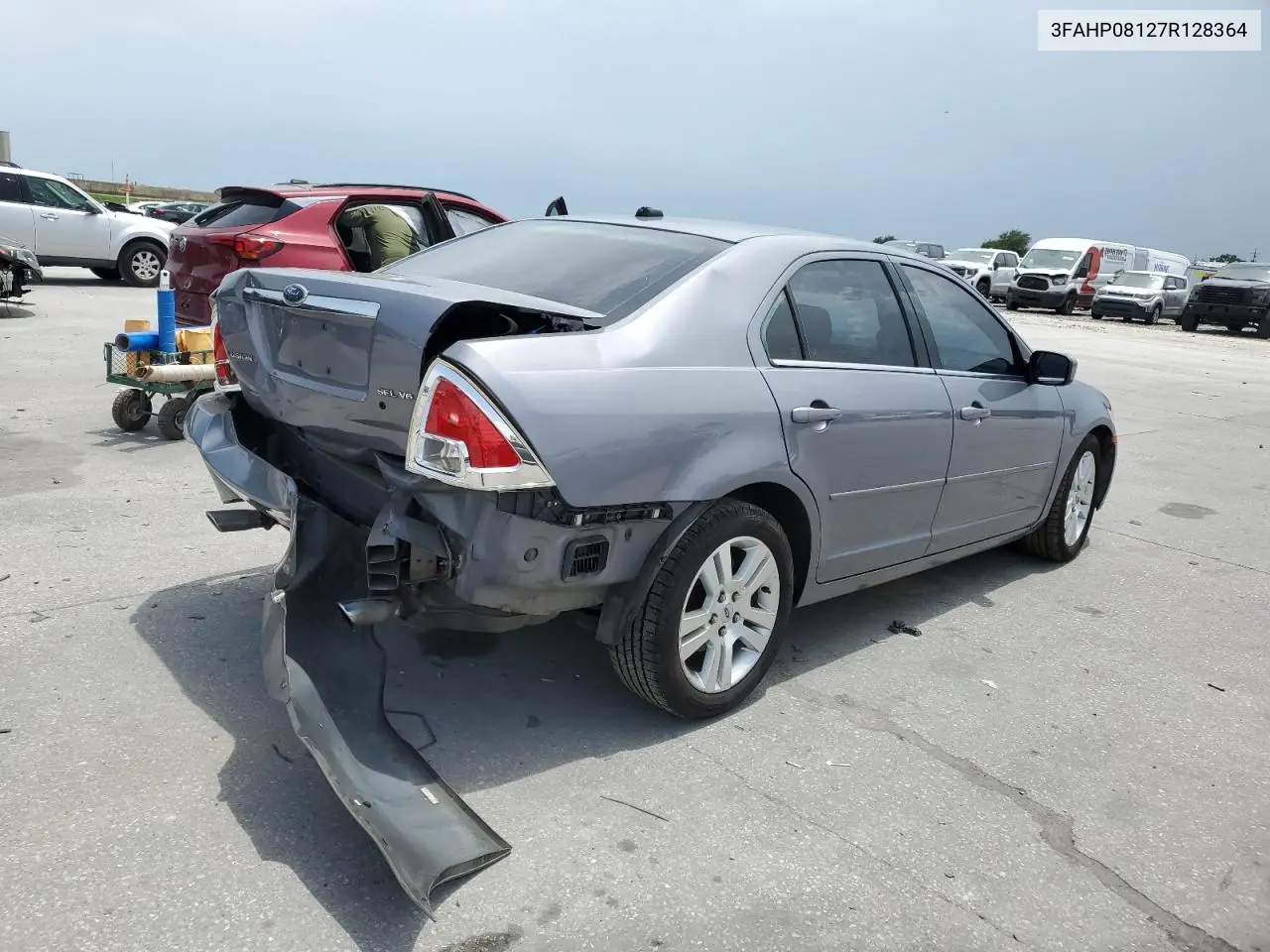 2007 Ford Fusion Sel VIN: 3FAHP08127R128364 Lot: 62731085