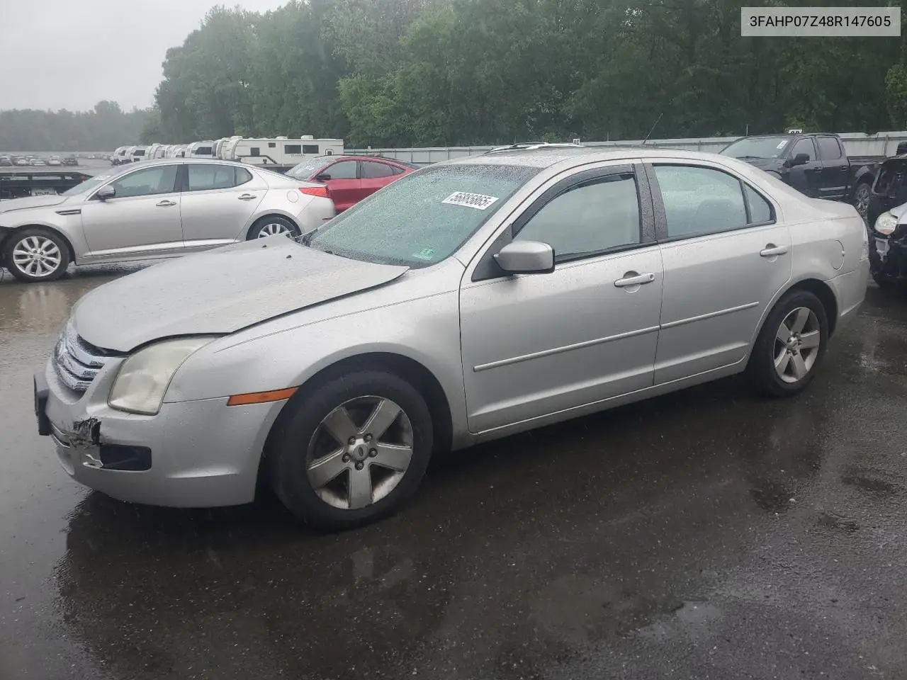 2008 Ford Fusion Se VIN: 3FAHP07Z48R147605 Lot: 56885865
