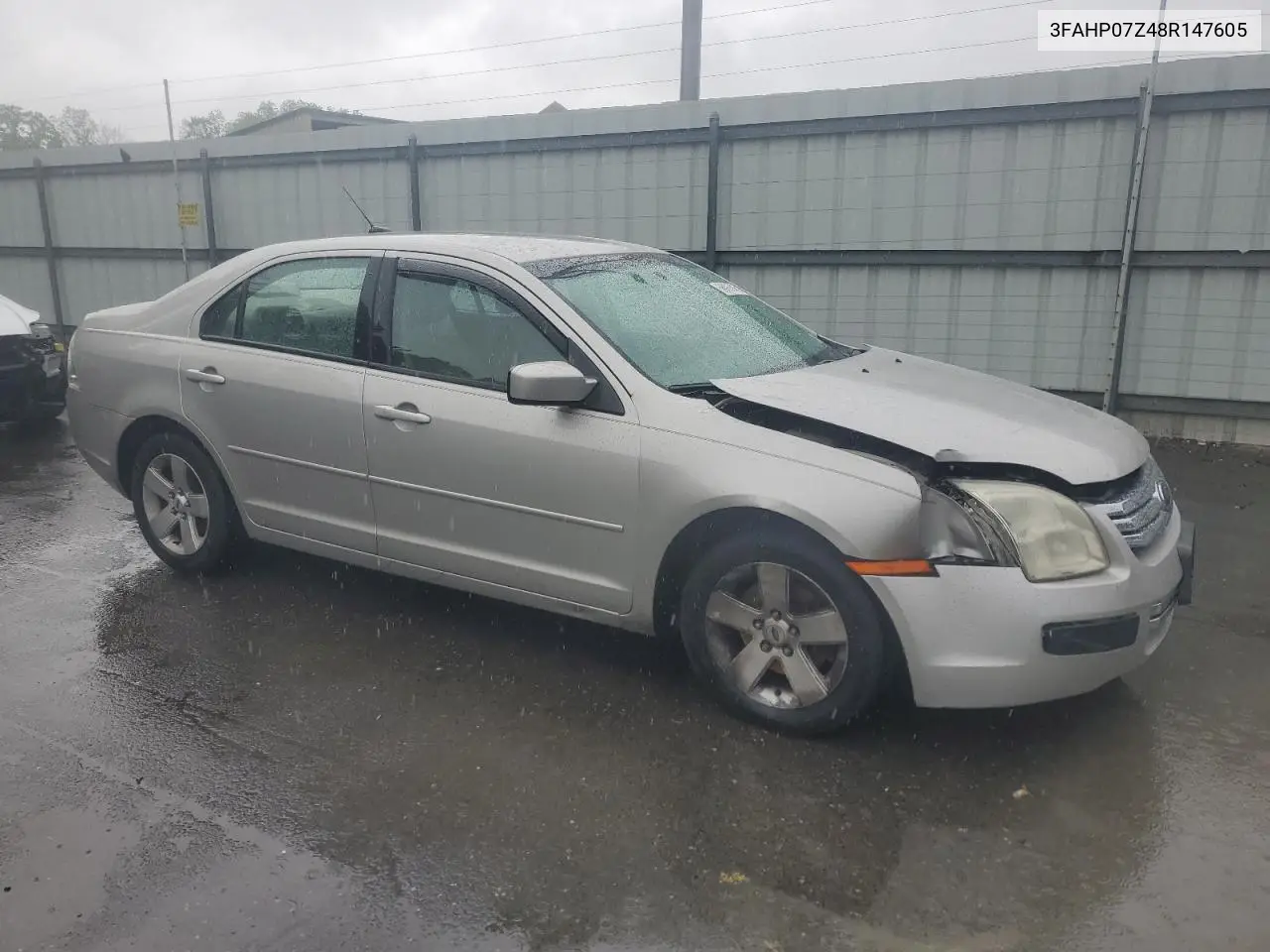 2008 Ford Fusion Se VIN: 3FAHP07Z48R147605 Lot: 56885865