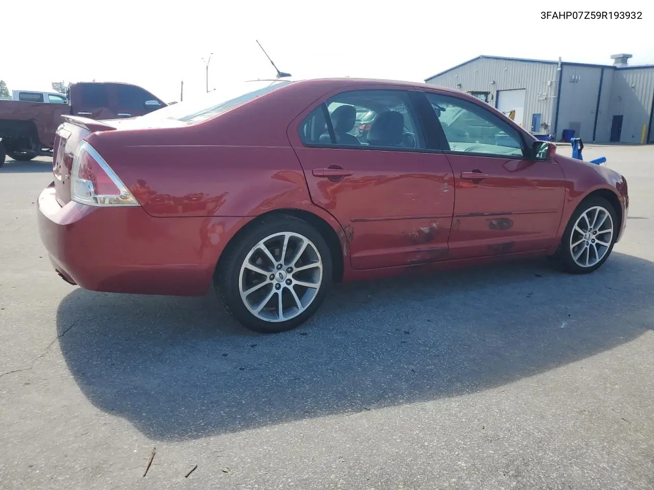 2009 Ford Fusion Se VIN: 3FAHP07Z59R193932 Lot: 56739085