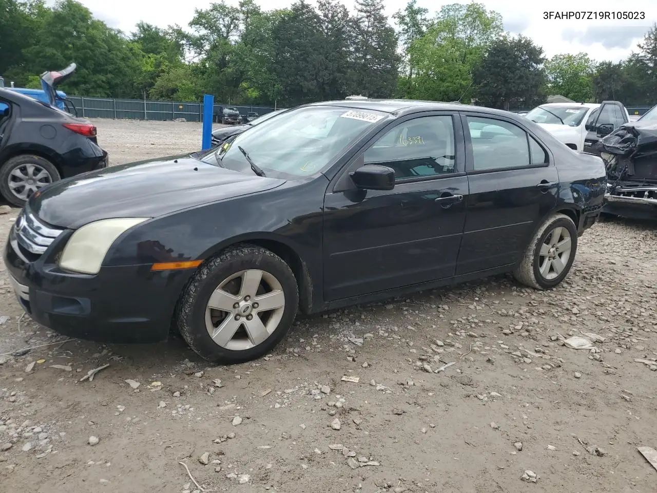 2009 Ford Fusion Se VIN: 3FAHP07Z19R105023 Lot: 57099815