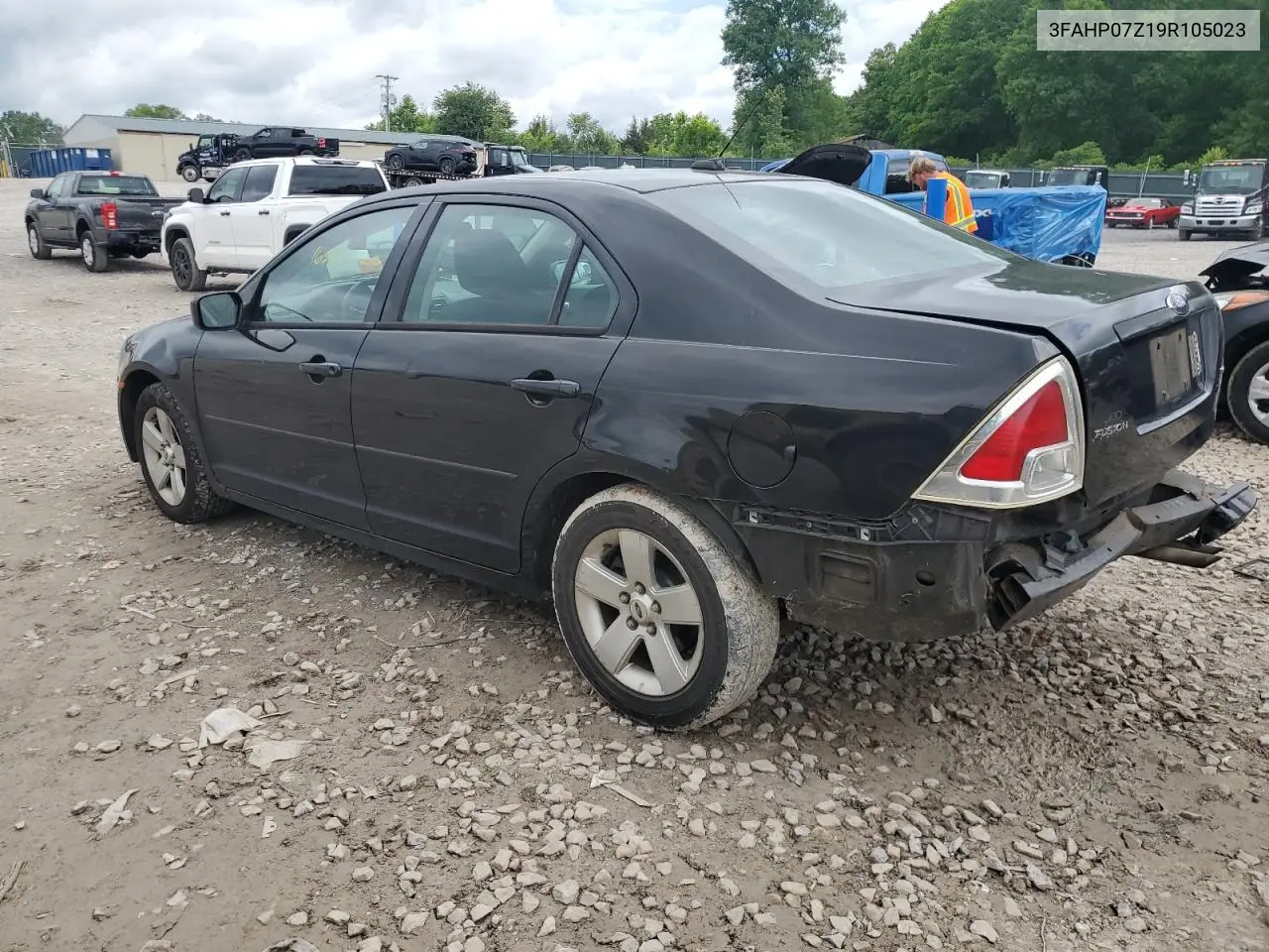 2009 Ford Fusion Se VIN: 3FAHP07Z19R105023 Lot: 57099815
