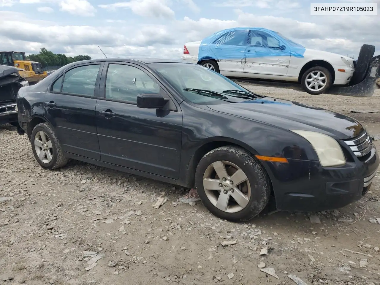 2009 Ford Fusion Se VIN: 3FAHP07Z19R105023 Lot: 57099815
