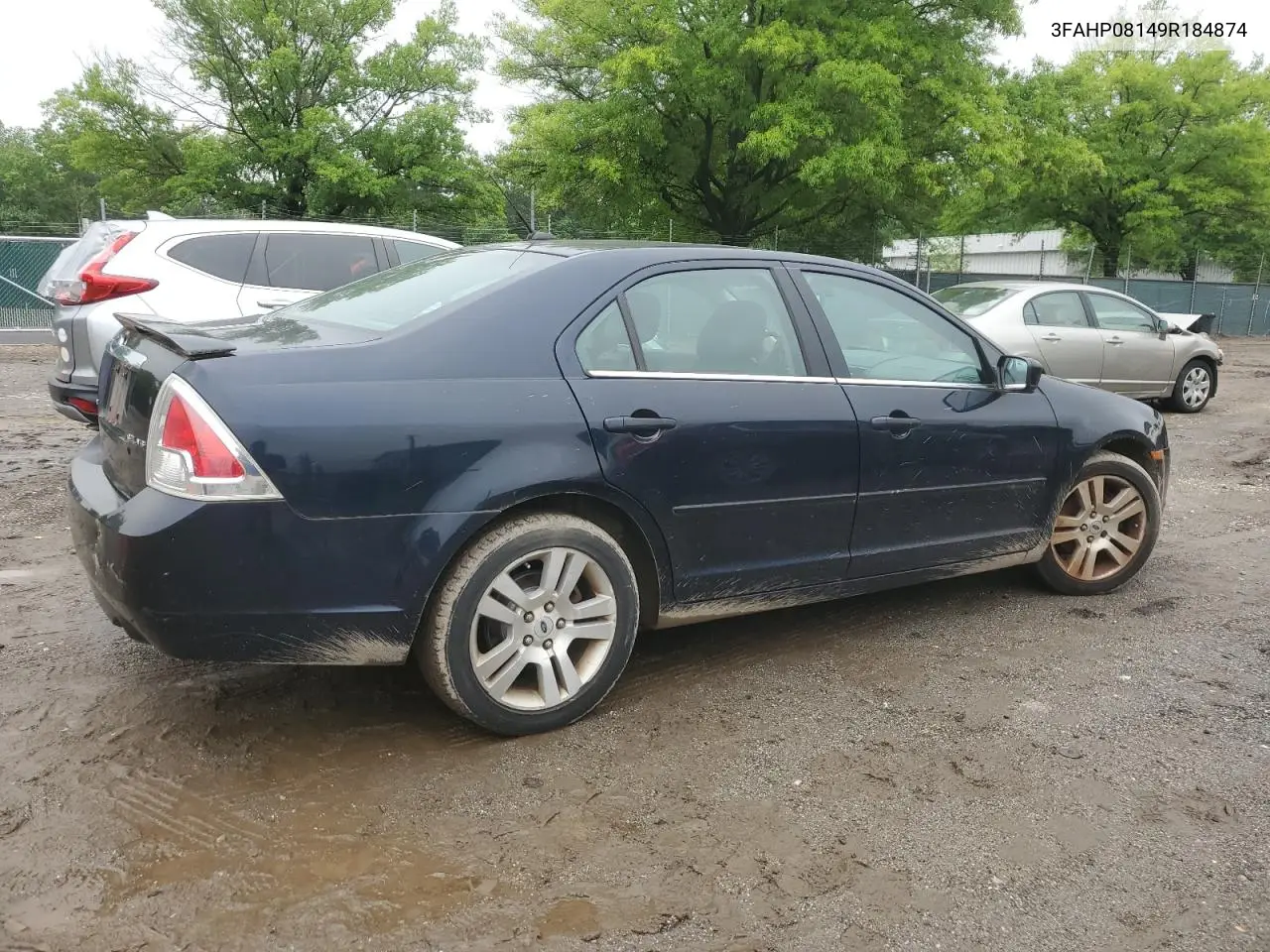 2009 Ford Fusion Sel VIN: 3FAHP08149R184874 Lot: 57251645