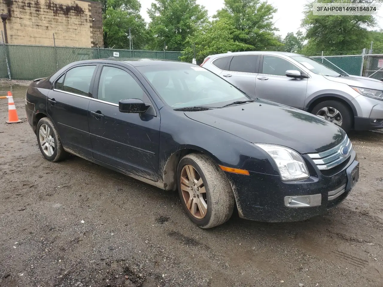 2009 Ford Fusion Sel VIN: 3FAHP08149R184874 Lot: 57251645